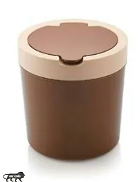 HRIDAAN Table Top Desk Garbage Dustbin Trash for Office Home Work Place-thumb2
