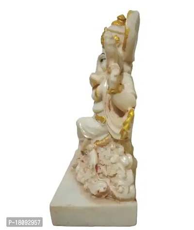 Winsome Collection Ganesha Ganpati Statue Shree Ganesha Idol Shree Ganesh for Pujaghar Home Decor Showpiece Polyresin Multicolor Pack of 1-thumb5