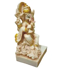 Winsome Collection Ganesha Ganpati Statue Shree Ganesha Idol Shree Ganesh for Pujaghar Home Decor Showpiece Polyresin Multicolor Pack of 1-thumb2