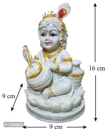 Winsome Collection Krishna Kanha Idol Murti Statue For Pujaghar Room Home Decor-thumb4