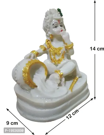 Winsome Collection Krishna Kanha Idol Murti Statue For Puja ghar Home Room Decor-thumb2