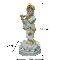 Winsome Collection Krishna Kanha Idol Statue Murti For Pujaghar Home Room Decor-thumb1