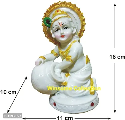 Krishna Kanha Idol Statue Murti For Pujaghar Home Room Decor-thumb4