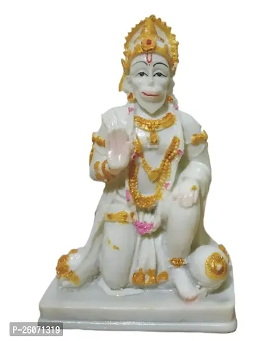 Winsome Collection Hanuman Bajrangbali Murti Idol Statue Decorative Showpiece For Pujaghar Home Office Room Decor-thumb0