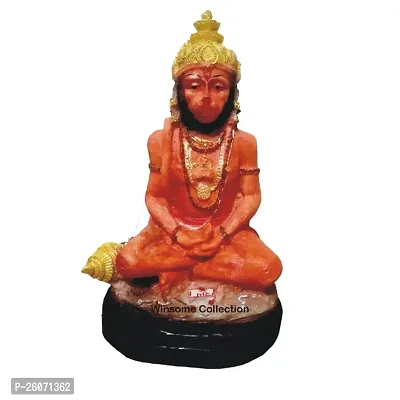 Winsome Collection Hanuman Bajrangbali Murti Idol Statue Decorative Showpiece For Pujaghar Home Office Room Decor