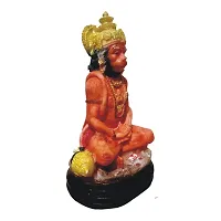 Winsome Collection Hanuman Bajrangbali Murti Idol Statue Decorative Showpiece For Pujaghar Home Office Room Decor-thumb2