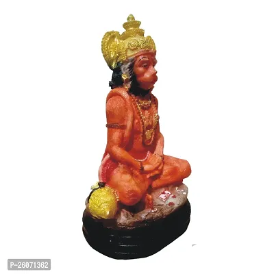 Winsome Collection Hanuman Bajrangbali Murti Idol Statue Decorative Showpiece For Pujaghar Home Office Room Decor-thumb3