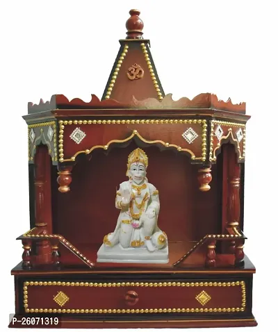 Winsome Collection Hanuman Bajrangbali Murti Idol Statue Decorative Showpiece For Pujaghar Home Office Room Decor-thumb2