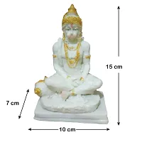 Winsome Collection Hanuman Bajrangbali Murti Idol Statue Decorative Showpiece For Pujaghar Home Office Room Decor-thumb2