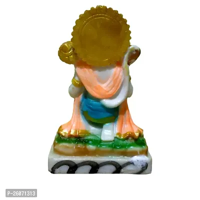 Winsome Collection Hanuman Bajrangbali Murti Idol Statue Decorative Showpiece For Pujaghar Home Office Room Decor-thumb4