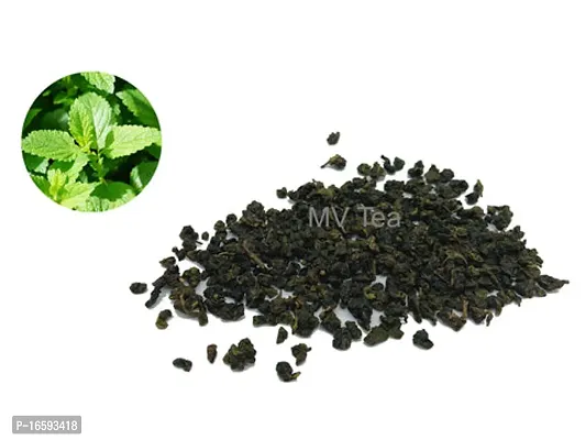 Natural Organic Spearmint Herbal Tea - 50 Gm - Tea For Pcos Unwanted Hair - Whole Loose Leaf Tea - Antioxidant Refreshing Tea - Helps Cure Hormonal Imbalance - Cure Acne  Facial Hair
