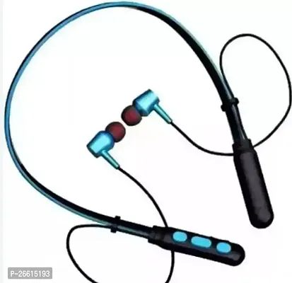 wirless B11 Neckband Sports (blue) HHQ-8H Bluetooth Gaming Headset  (Blue, In the Ear)-thumb0