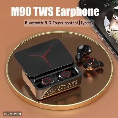 M90 TWS Bluetooth Earbuds Wireless Earbud, v5.2-thumb0