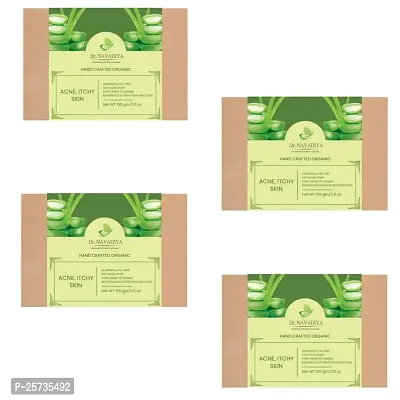 Aloe Vera Skin Moisturisng, Skin Smoothening  Refreshing BAthing Soap - 3 Soap (300gm.)