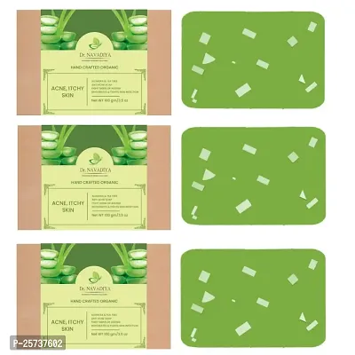 Aloevera Natural Skin Moisturising Soap Combo - Pack of 3-thumb0