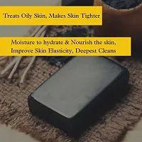 Charcoal Bathing Soap For Skin Exfoliating  Tan Removal-thumb1