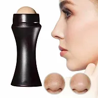 Oil-Absorbing Volcanic Stone Face Roller, Reusable On-the-Go Oil Control Roller, Instant Results Remove Excess Shine-thumb3