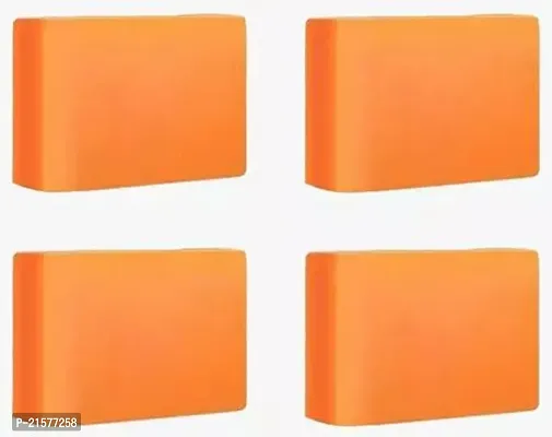 Skin Whitner and Pmple Free Papaya Bathing Soap - 4 Soap (400 Gm)-thumb0