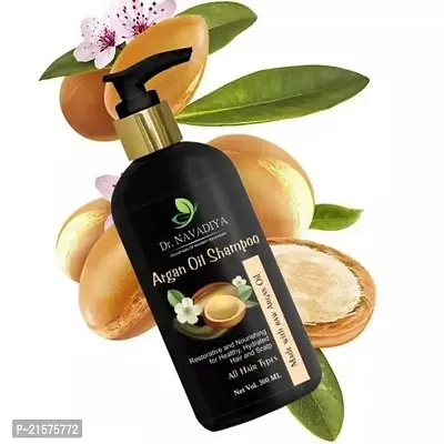 Argan Oil Shampoo For Hair Growth, Hair Loss and   Reapir - 300Ml