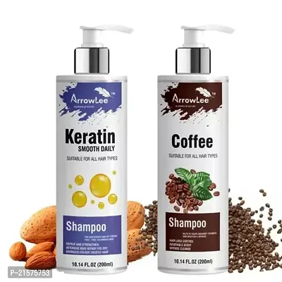 Combo Hair Shampoo For Hairfall Cantrol and   Hair Strengthening Pack Of 2 (200Ml + 200Ml)-thumb0