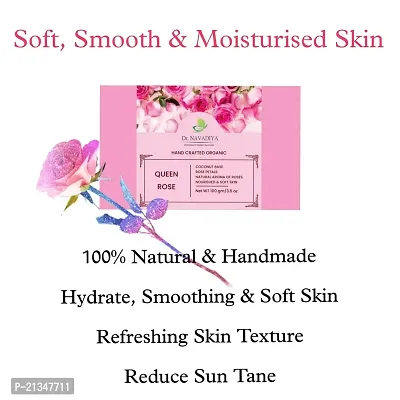 Rose Skin Moisturising  Smooth Skin Bath Soap For All Types of Skin - 12 Soap-thumb2