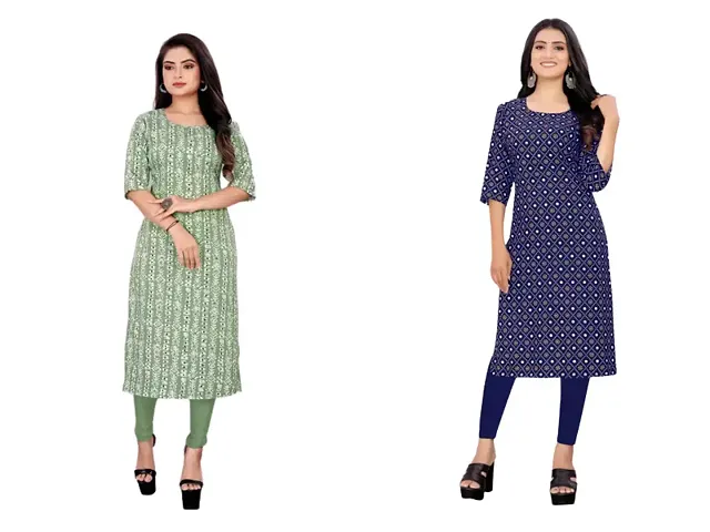 Stylish Crepe Kurtis