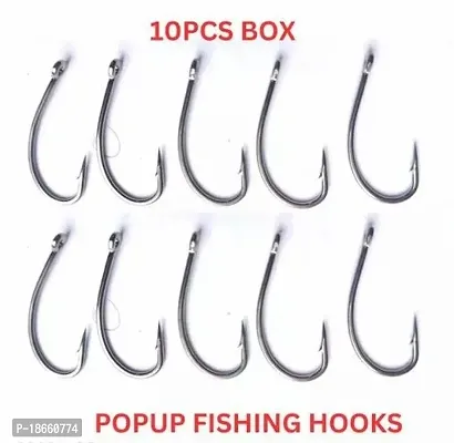 Premium Quality Popup Fishing Hooks 10 Pcs Box