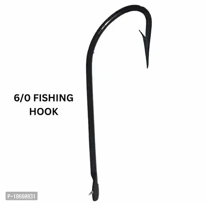 Premium Quality Fishing Hooks 6-0 Pack Of 10 Pcs-thumb0