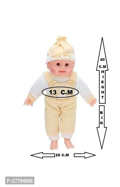 Happy Baby Laughing Musical Boy Doll, Touch Sensors with Sound for Kids