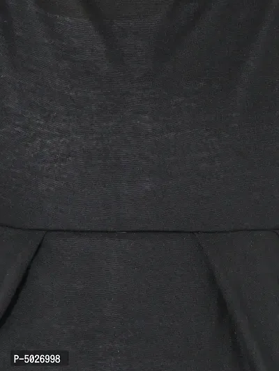 Stylish Black Polyester Blend Solid Feeding  Night Dress For Women-thumb4