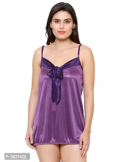 Satin Sexy Night Dress / Baby Dolls Dress-thumb0