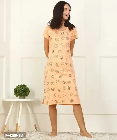 Cotton Printed Sleepshirt