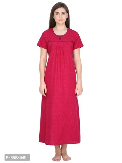 Cotton Maxi Dress For Women-thumb0