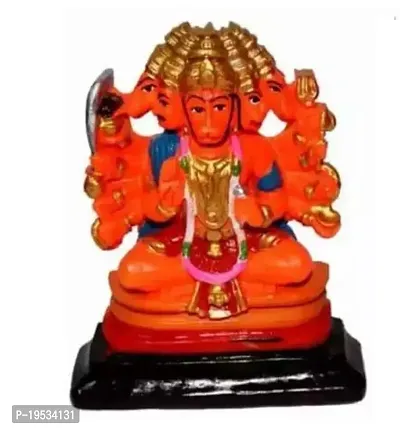 Red Marble Looks Panchmukhi Hanuman-thumb0