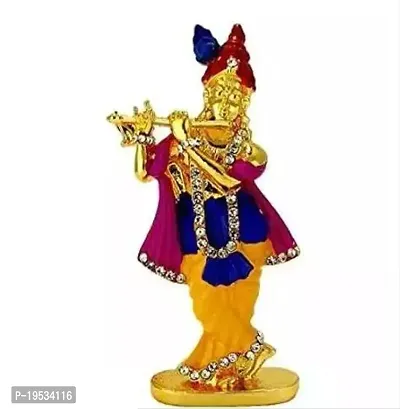 Lord Krishna Murti An Idol With Home Or Office And Gift For Vastu And Car Dashboard-thumb0