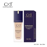 CVB C59 Perfectionist Primer Foundation With Spf 25 Liquid Face Cream Pump Lvory Shade 02 30Ml-thumb2