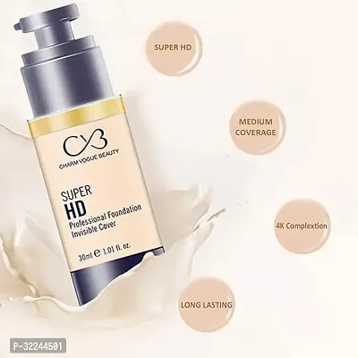 CVB C53 Super Hd Professional Foundation Invisible Cover Long Lasting Full Face Coverage Shades 01 30Ml-thumb2