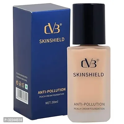 CVB Ft 808 Natural Anti Pollution Peach Cream Foundation 01 White Lvory 30Ml-thumb0