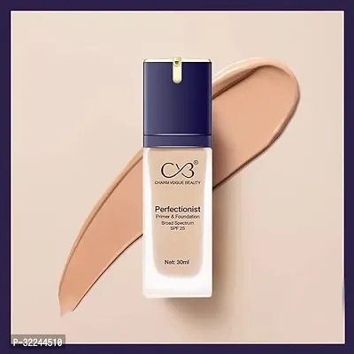 CVB C59 Perfectionist Primer Foundation With Spf 25 Liquid Face Cream Pump Lvory Shade 02 30Ml-thumb2