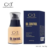 CVB C33 Oil Control Foundation For Full Face Coverage Foundation 100G 01 Shade White Lvory-thumb2