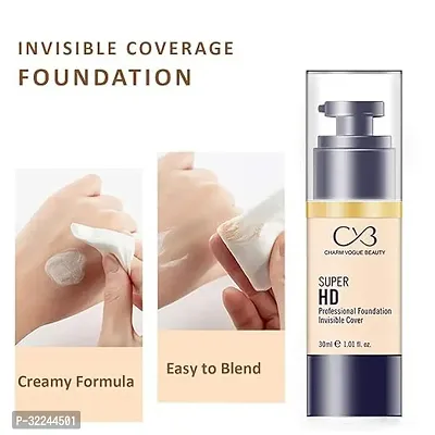 CVB C53 Super Hd Professional Foundation Invisible Cover Long Lasting Full Face Coverage Shades 01 30Ml-thumb3