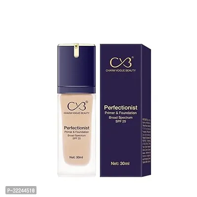 CVB C59 Perfectionist Primer Foundation With Spf 25 Liquid Face Cream Pump Lvory Shade 02 30Ml-thumb0