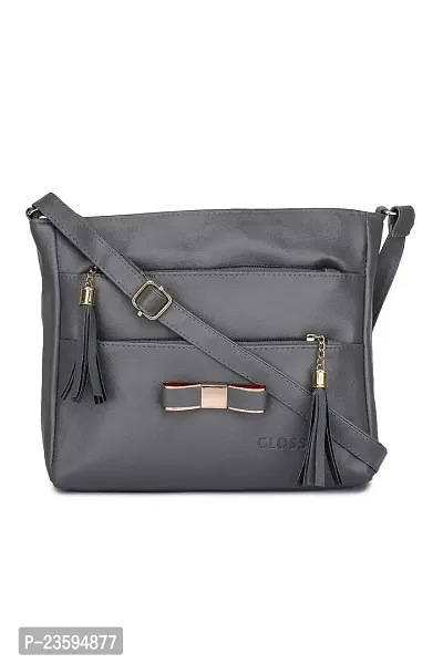 GLOSSY Girls' Sling Bag (uf777089_Grey)