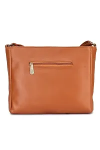 GLOSSY Women's Sling Bag (Tan)-thumb3