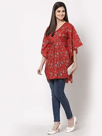 KBZ Womens Cotton Printed Regular Kaftan Top-thumb3