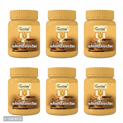 Chandan Tika Paste Brown 40 ML - (Pack of 6)