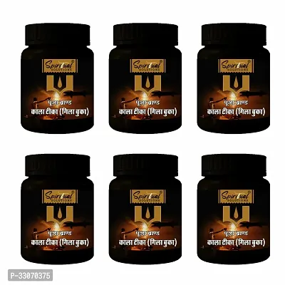 Chandan Tika Paste Black 40 ML, (Pack of 6)-thumb0