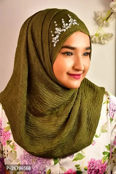 Contemporary Green Cotton  Naqab For Women