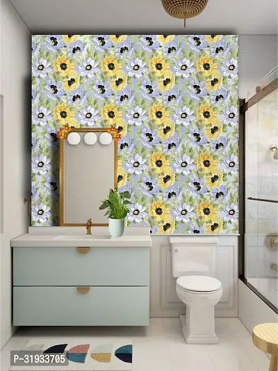 Decorative Self Adhesive Wall Paper, (400 cm x 45 cm)-thumb3