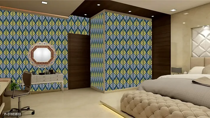 Modern Vinyl Decorative  Wallpaper For Wall Decor (1000 cm x 45 cm)-thumb4